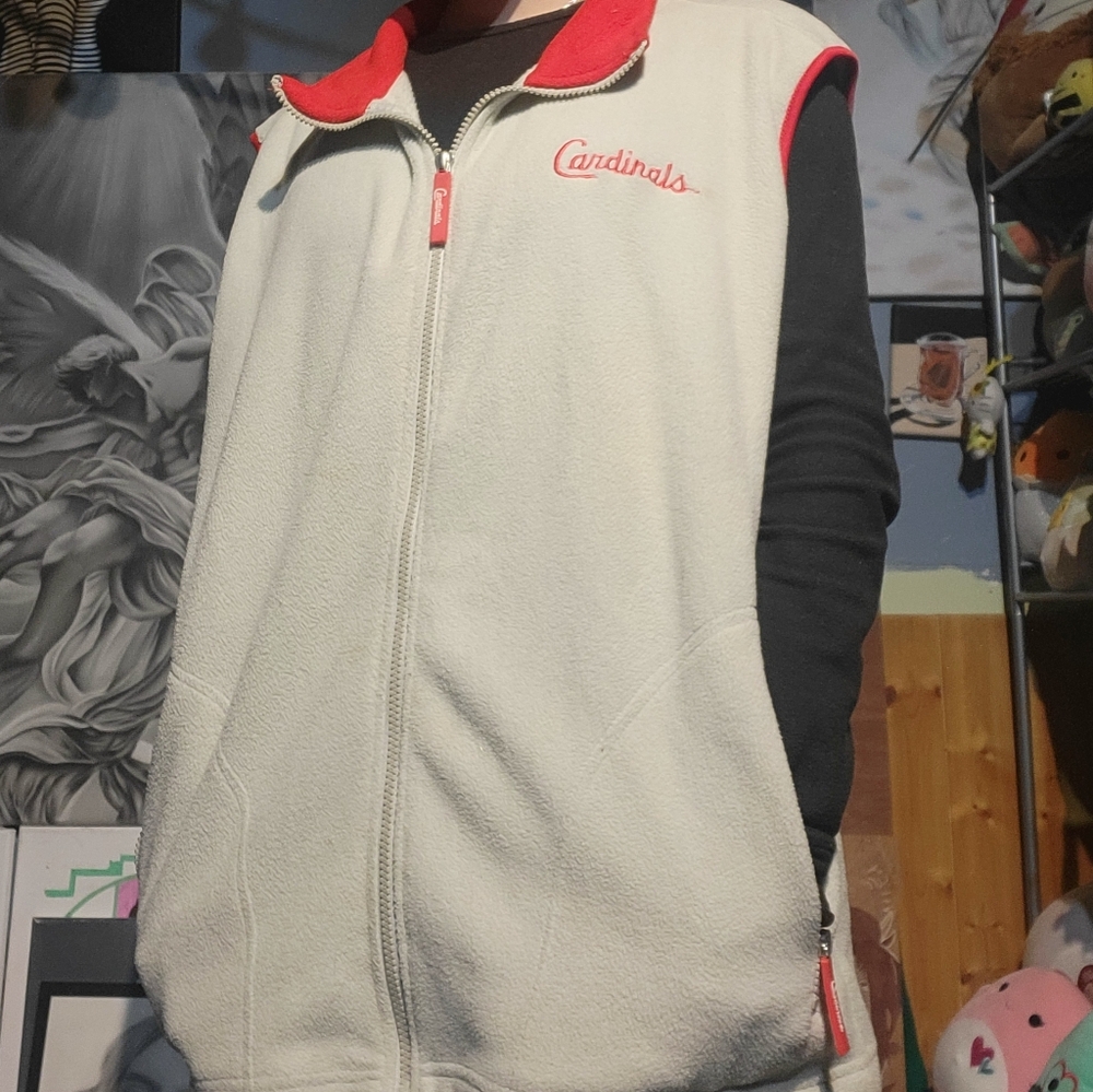 Cardinals Fleece Vest